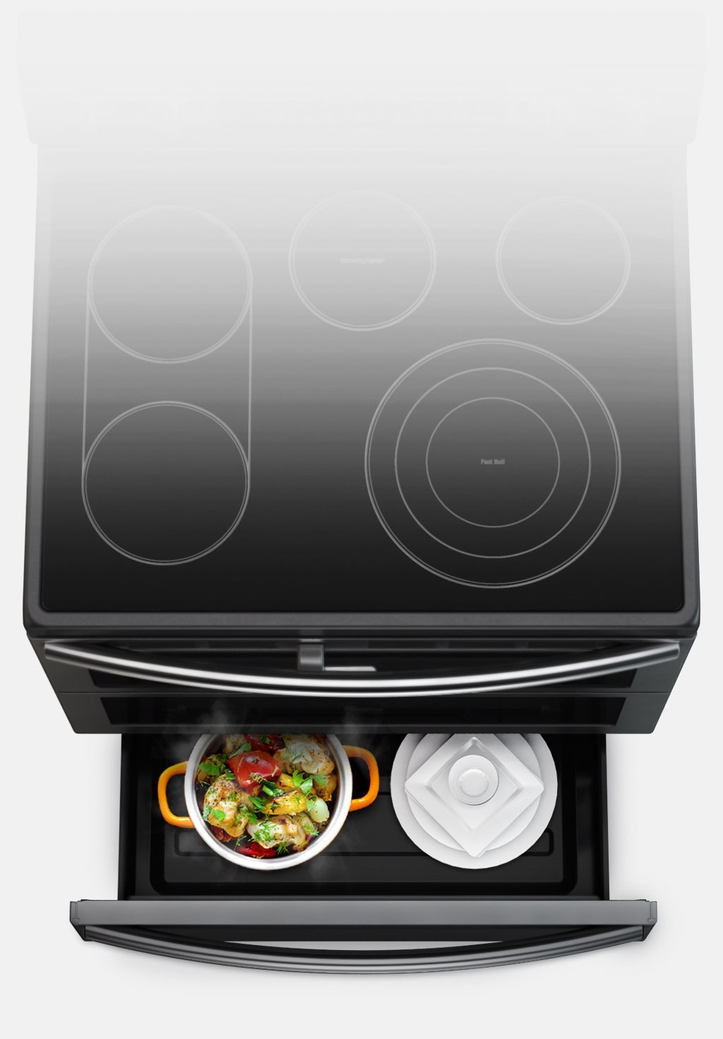 Samsung NE59J7850WG Electric Range with Flex Duo™, 5.9 cu.ft Samsung CA