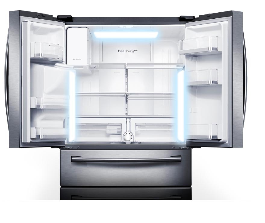 RF28HMEDBSR French Door Refrigerator with Twin Cooling Plus, 28.15 cu