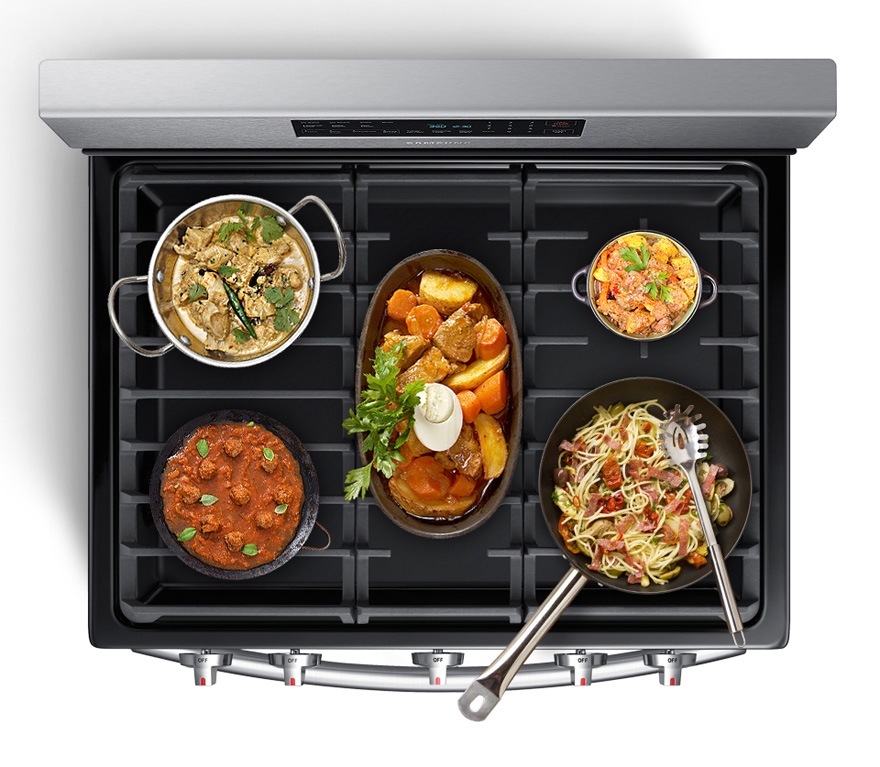 NX58H5600SS Gas Range, 5.8 cu.ft NX58H5600SS/AC Samsung CA