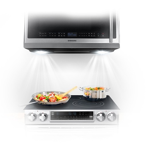 ME21F707MJT Over the Range Microwave with Simple Clean Filter, 2.1 cu