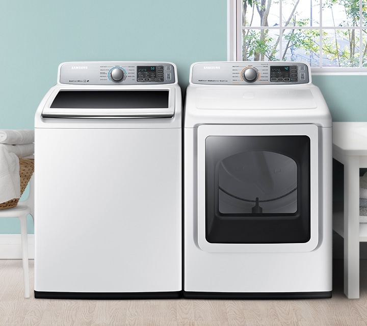 Samsung WA50M7450AP TopLoad Washer, 5.8 cu.ft. Samsung CA
