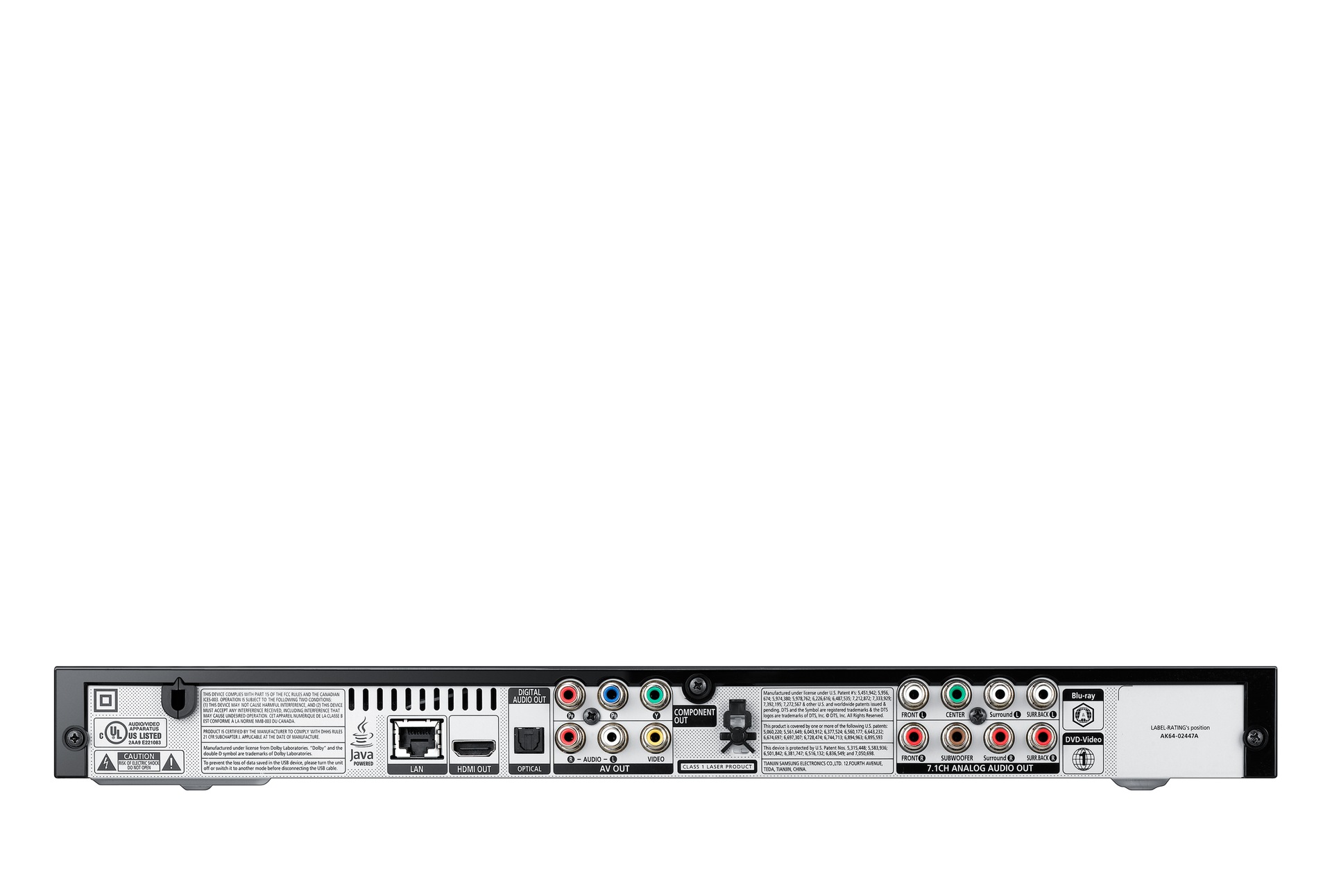 BD-C6500 3 Arrière