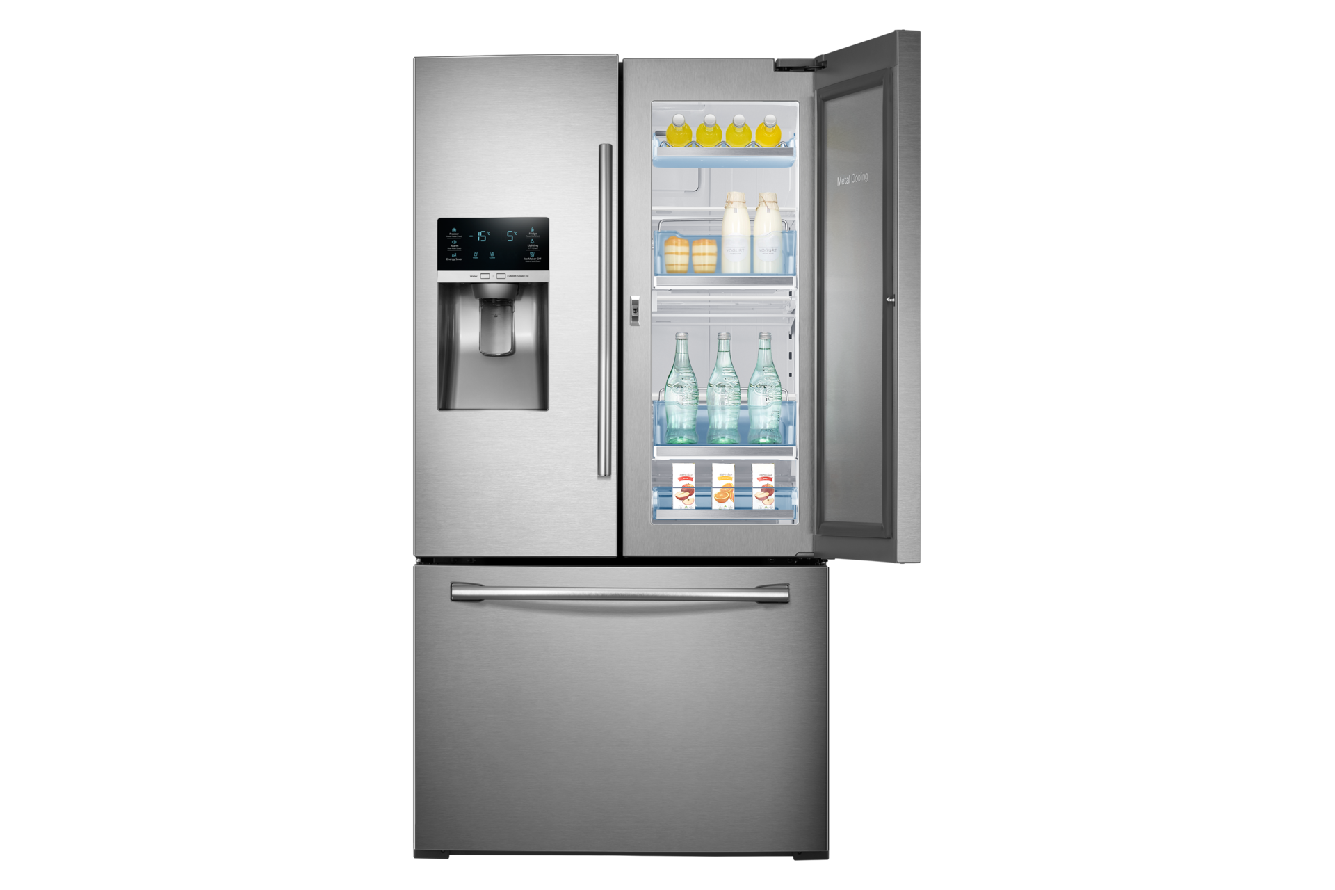 RF28HDEDBSR French Door Refrigerator with Food Showcase, 28 cu.ft