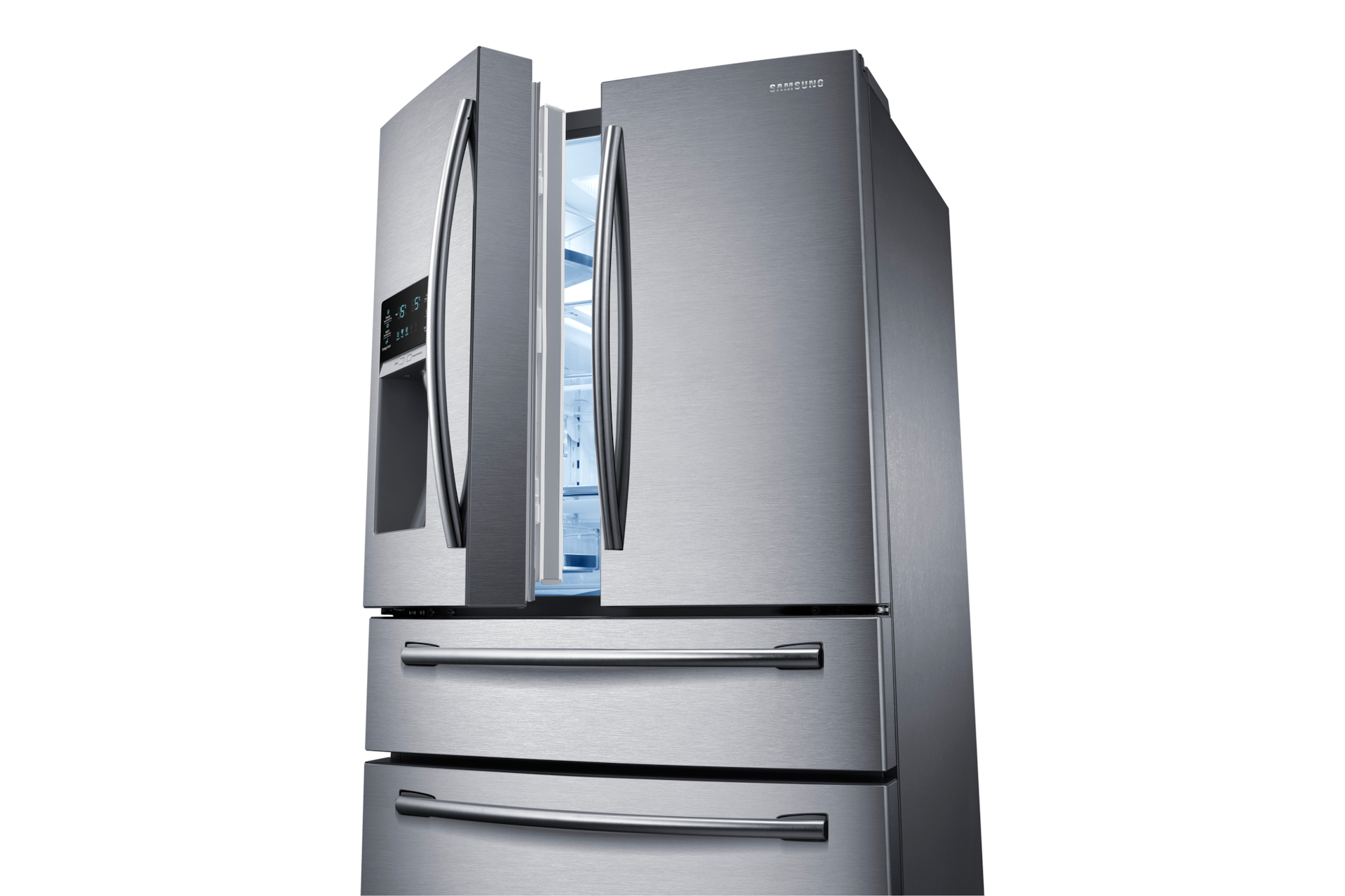 Rf28hmedbsr French Door Refrigerator With Twin Cooling Plus 28 15 Cu