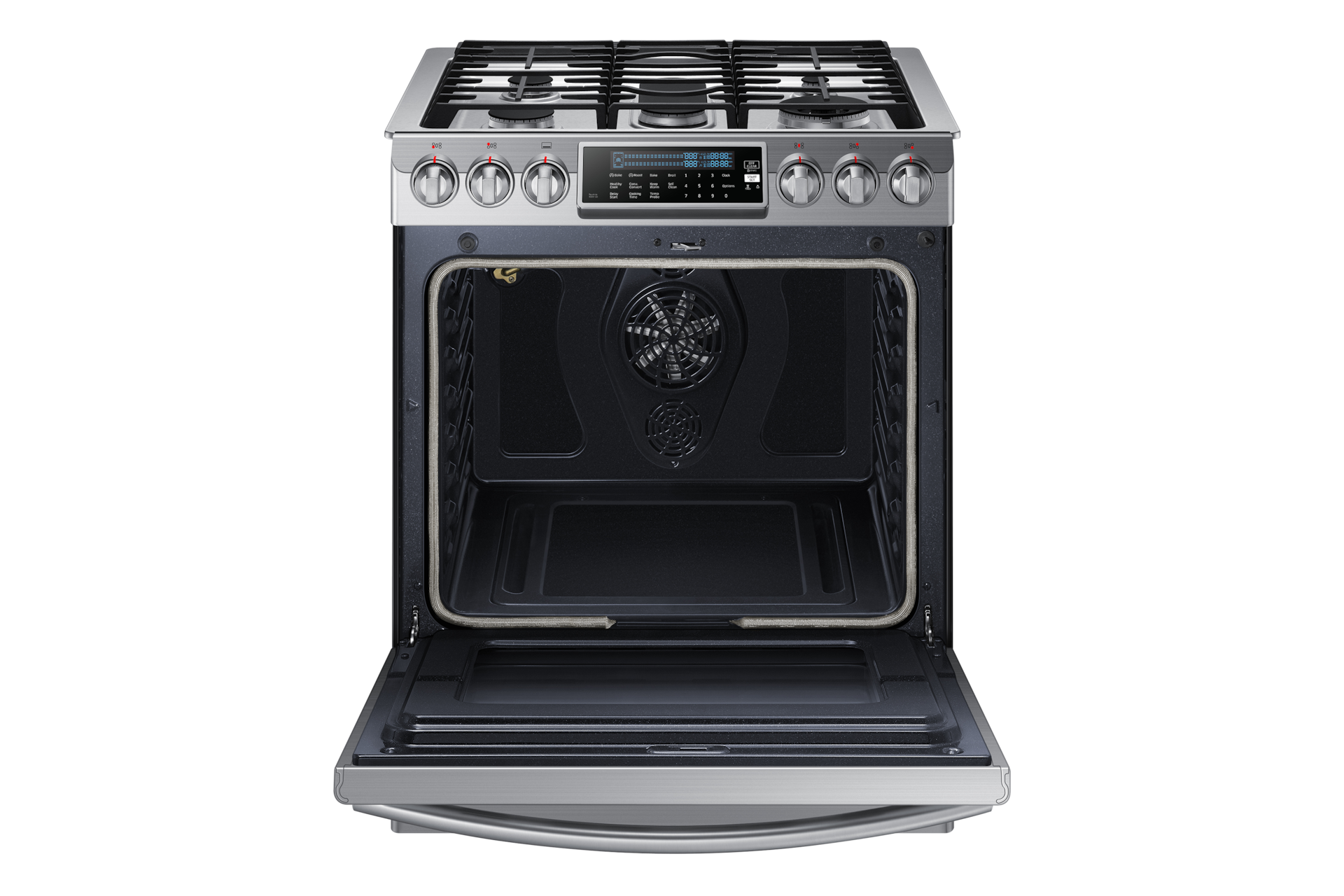 Samsung NX58H9500WS Gas Range, 5.8 cu.ft Samsung CA