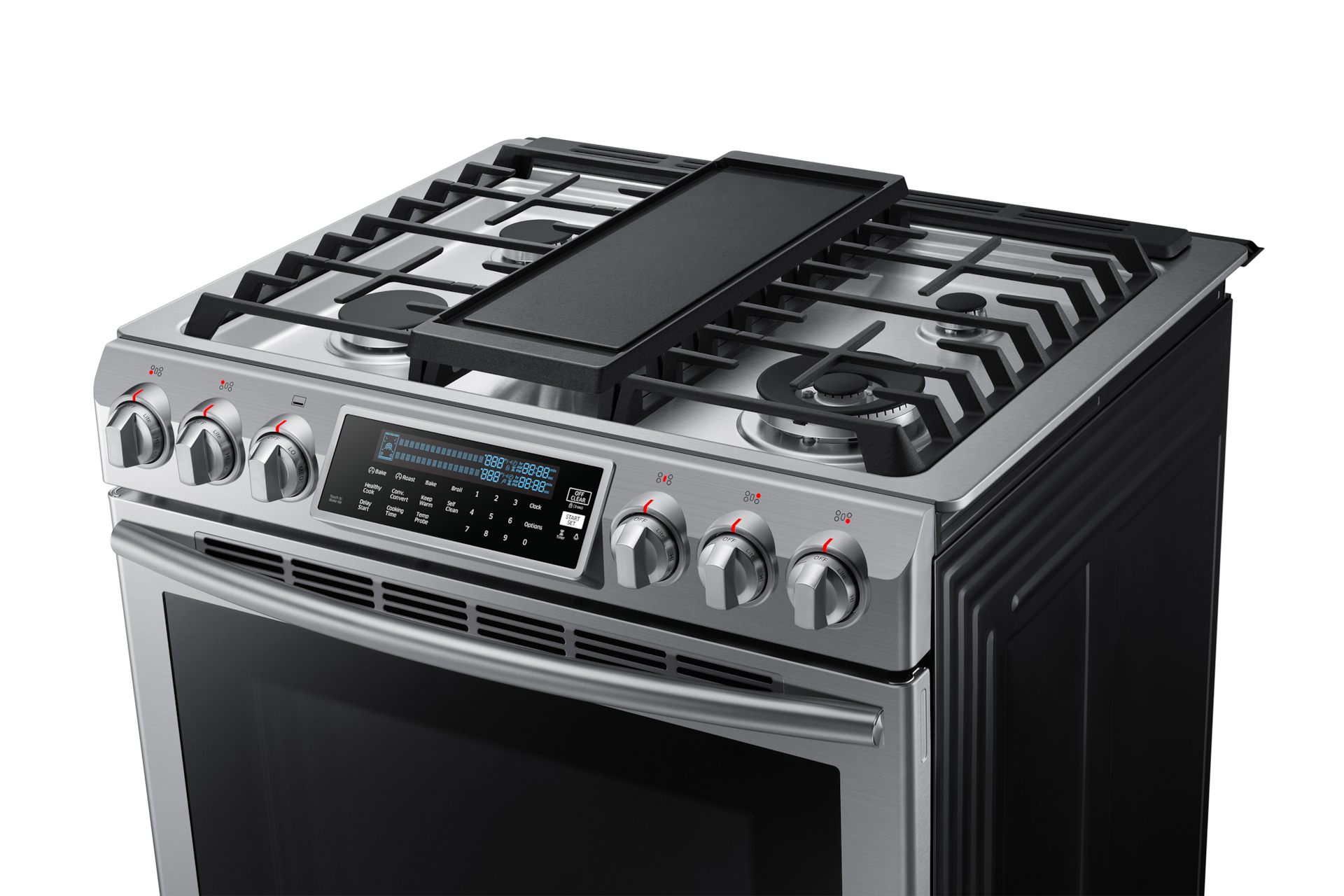 Samsung NX58H9500WS Gas Range, 5.8 cu.ft Samsung CA