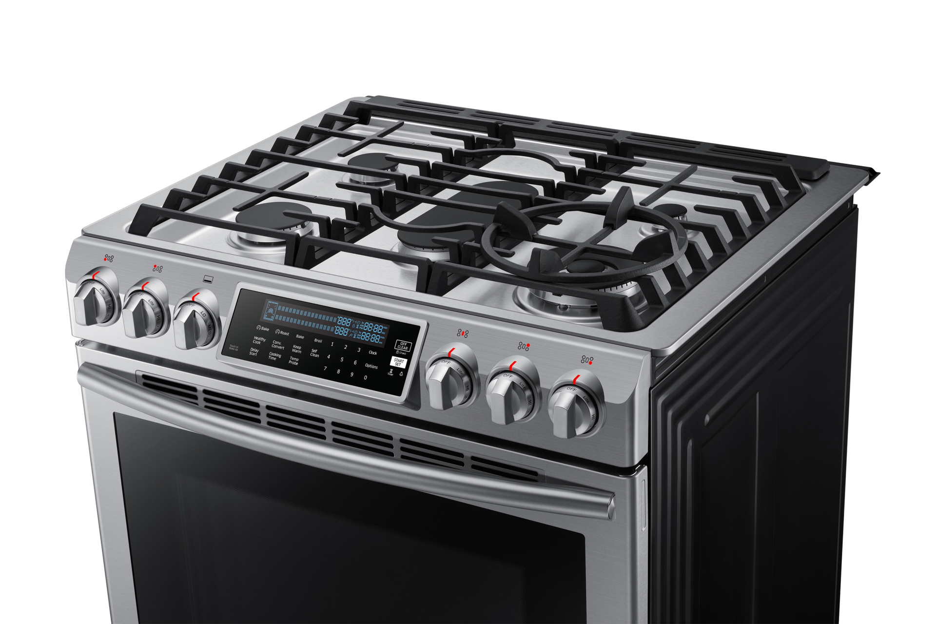 Samsung NX58H9500WS Gas Range, 5.8 cu.ft Samsung CA