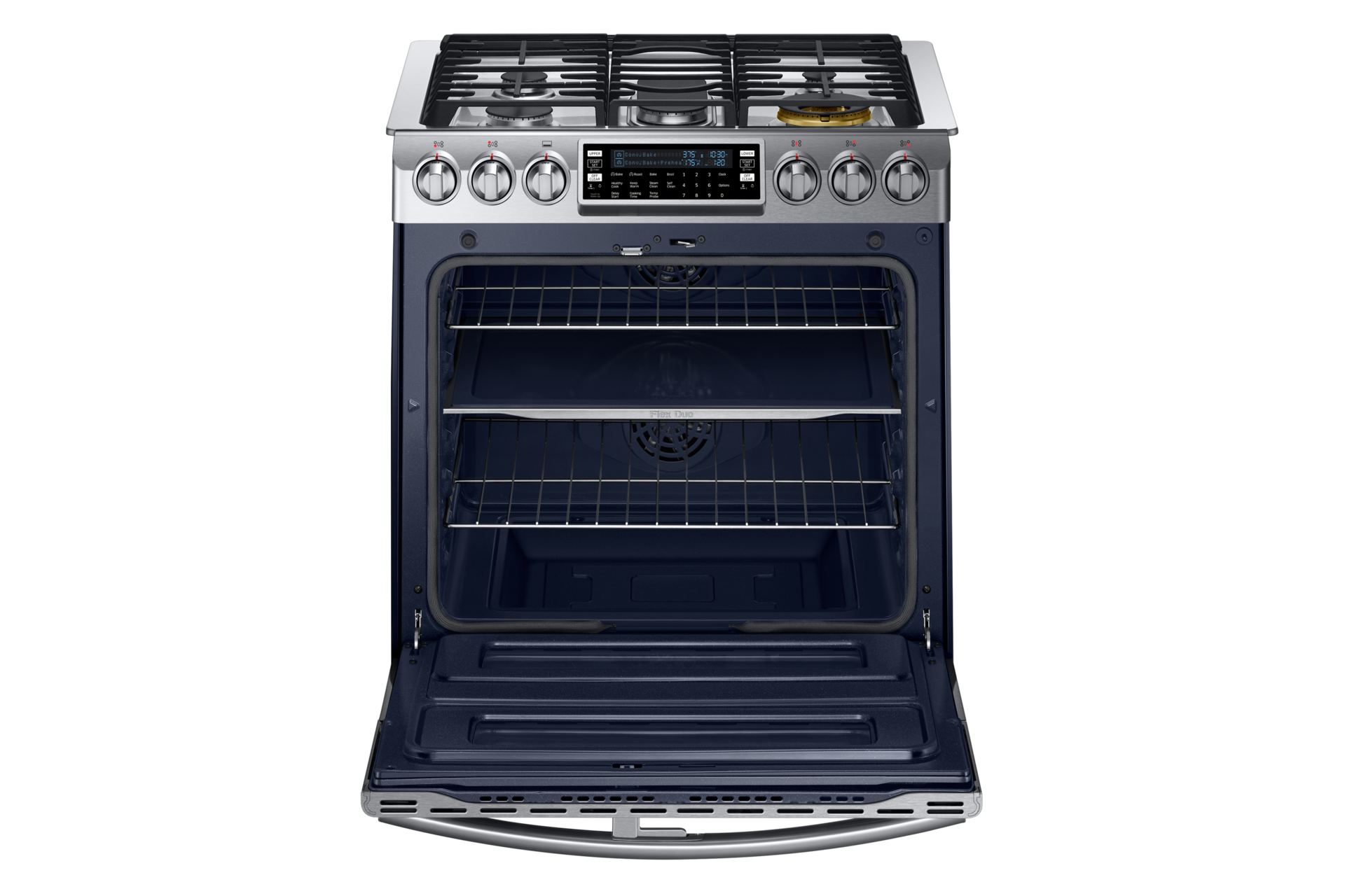 NY58J9850WS Gas Range with Dual Fuel Technology, 5.8 cu.ft ...