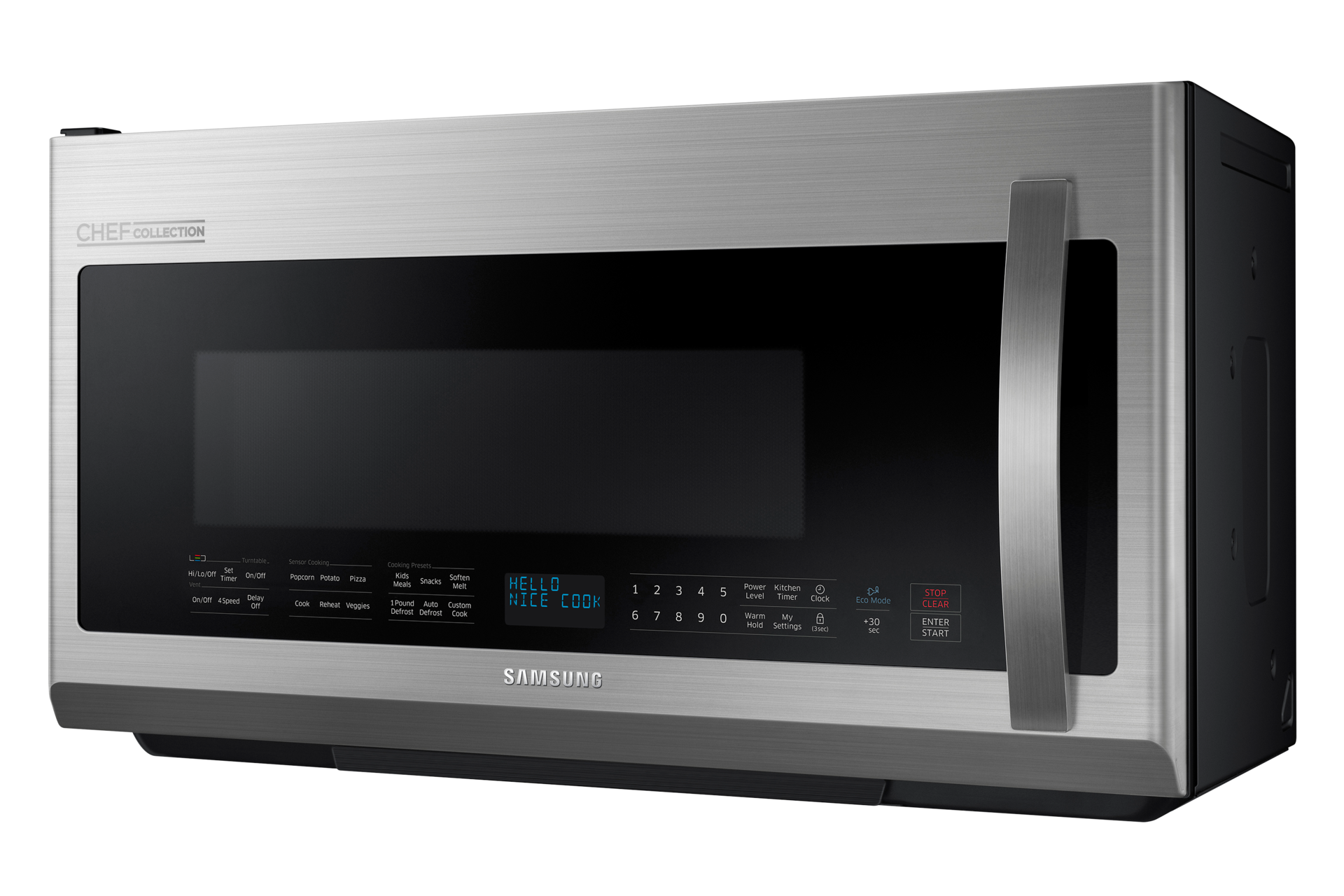 ME21H9900AS Over the Range Microwave with Grease Procleaner, 2.1 cu.ft