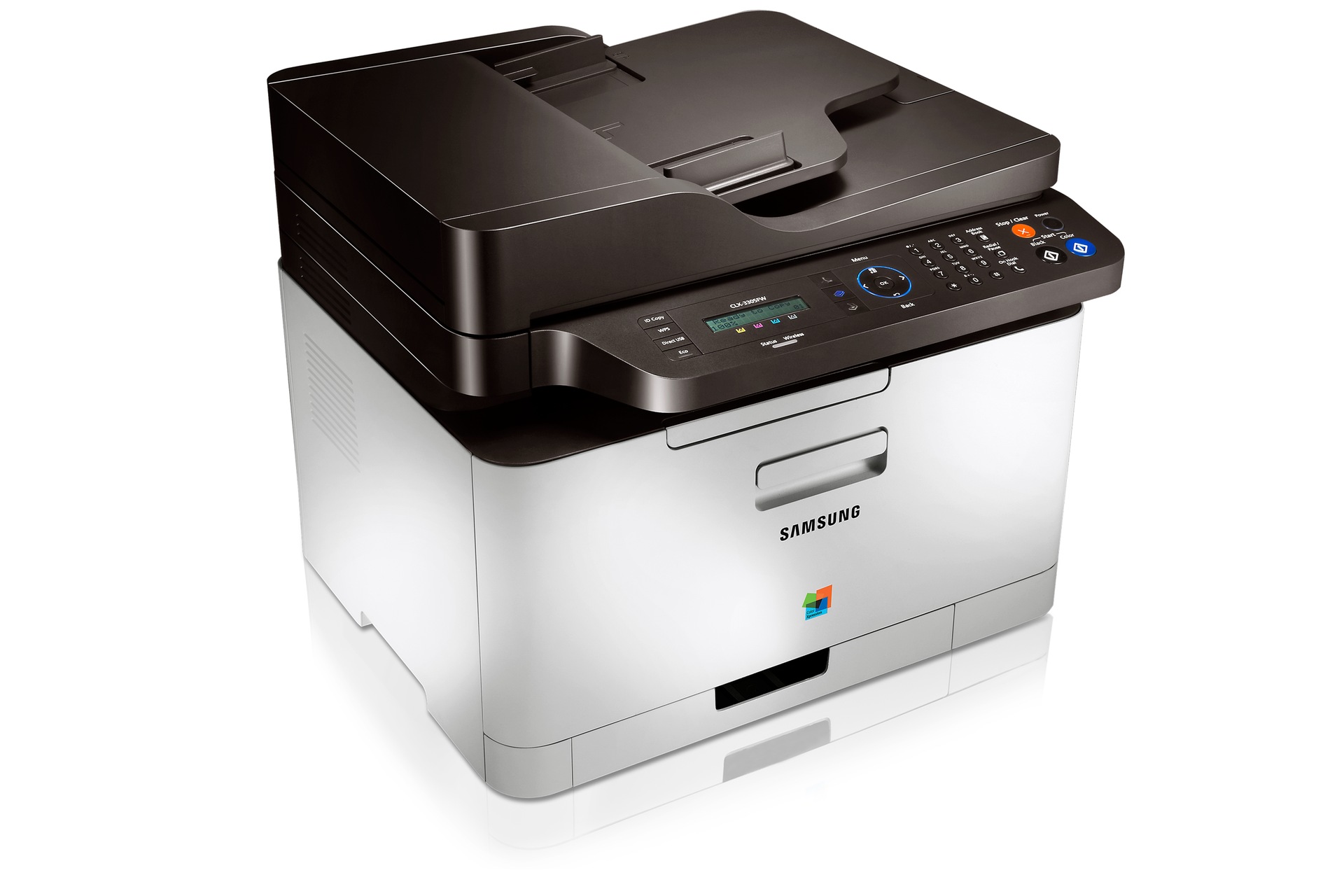 CLX-3305FW 4 Right angle White