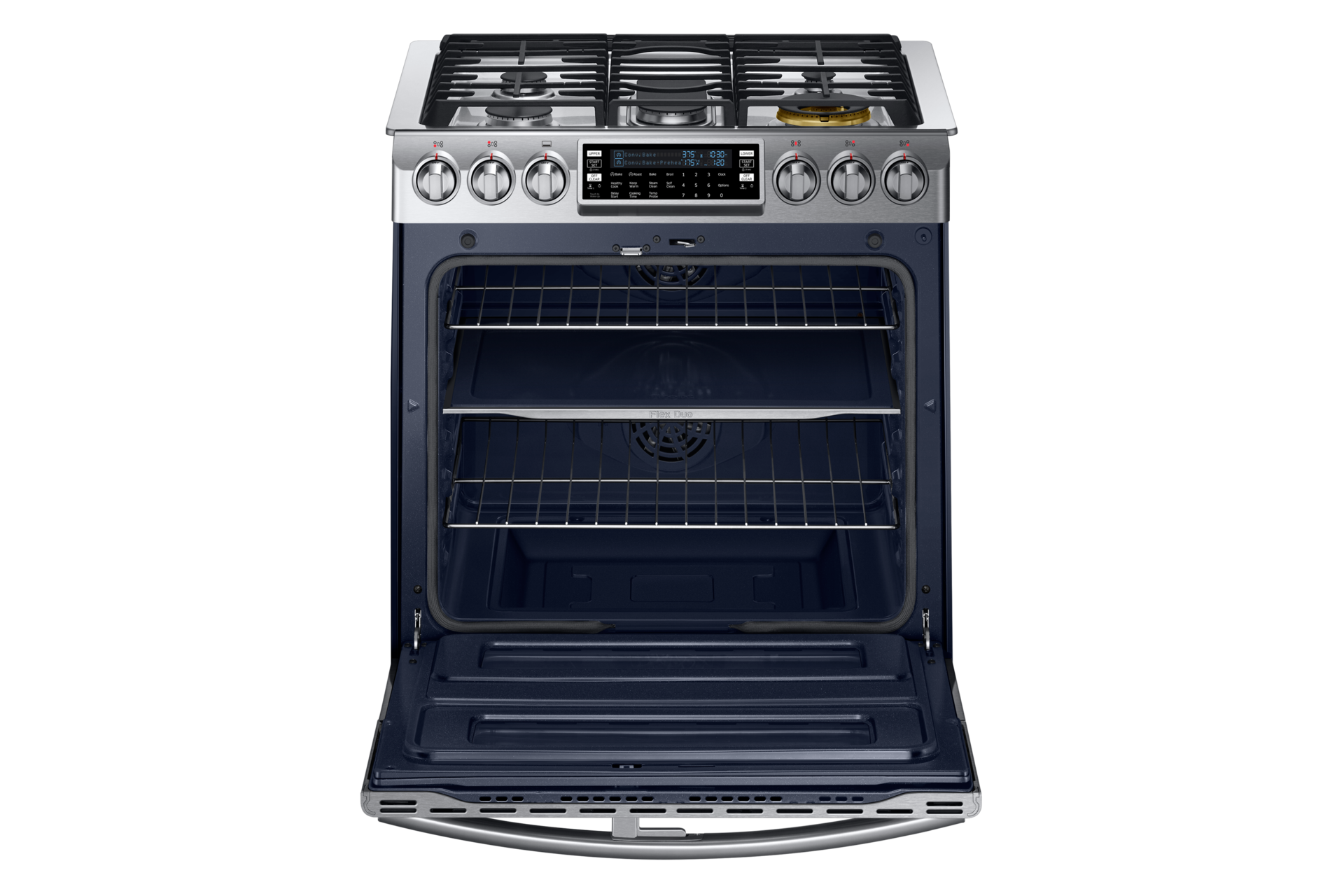 NY58J9850WS Gas Range with Dual Fuel Technology, 5.8 cu.ft SAMSUNG Canada