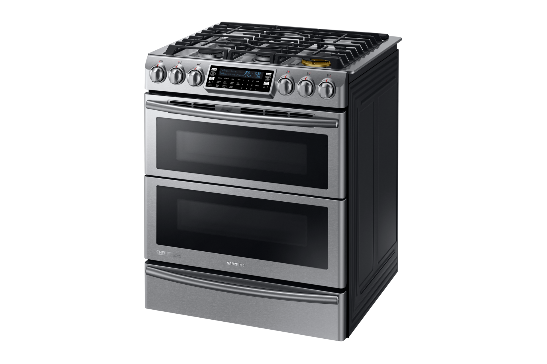 NY58J9850WS Gas Range with Dual Fuel Technology, 5.8 cu.ft SAMSUNG Canada