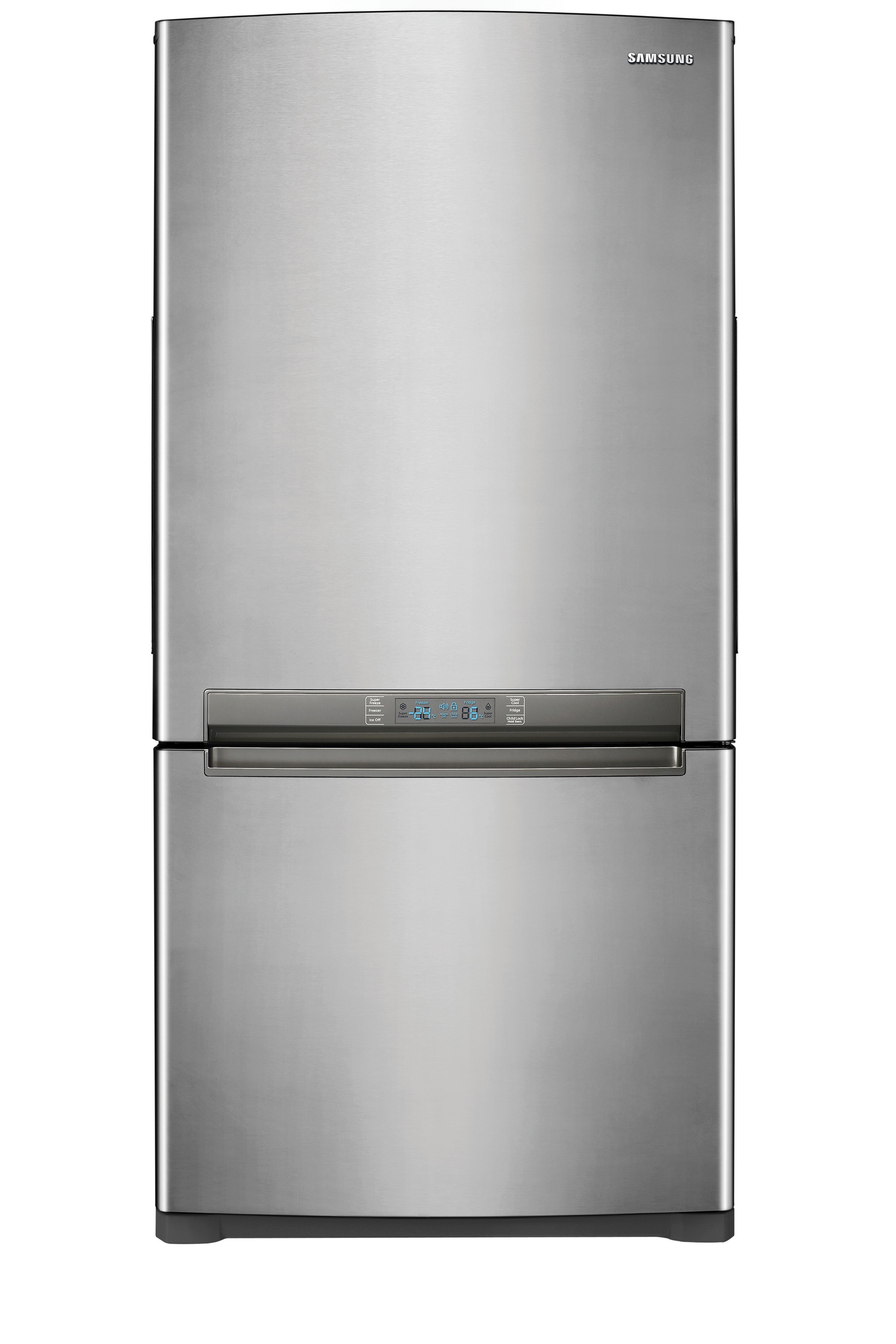 RB196ACRS 17.7 cu.ft Bottom Mount Freezer Refrigerator Stainless Steel