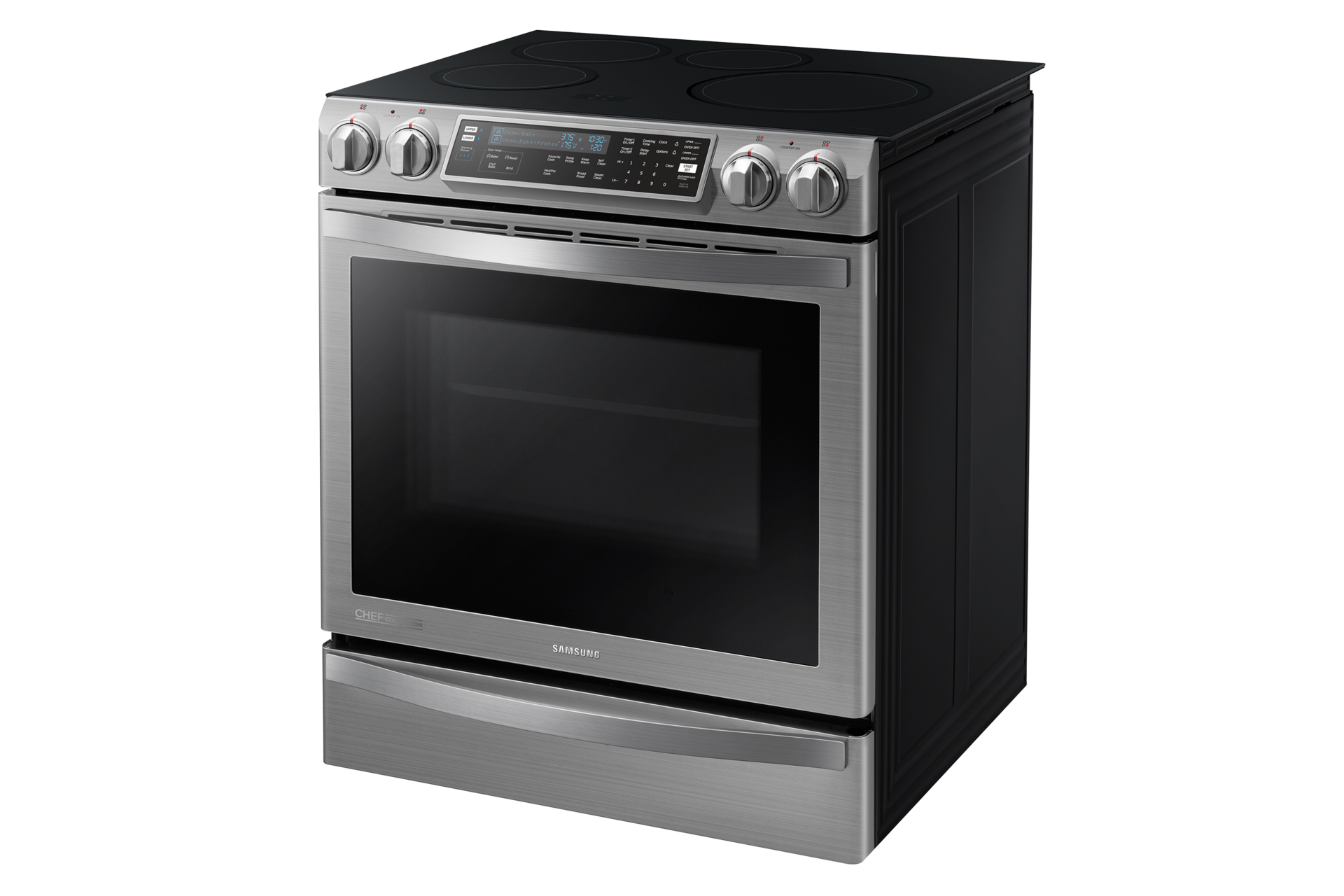 NE58H9970WS Cuisinière à induction de 5,8 pi³ avec technologie
