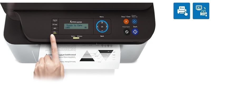 Xpress M2070W Mono Multifunction (20 ppm) | SL-M2070W/XBH | Samsung CL