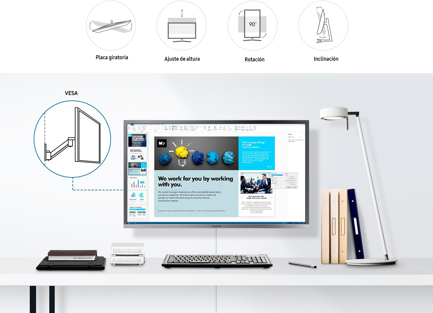 Diseñado para encajar en tu espacio de negocios