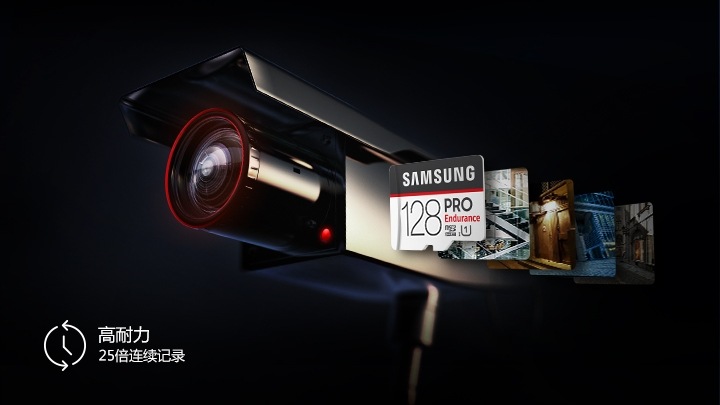 高度耐用视频监控MircoSD存储卡