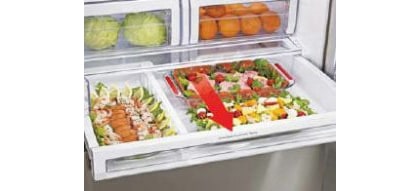 Široká zásuvka na studená jídla CoolSelect Pantry
