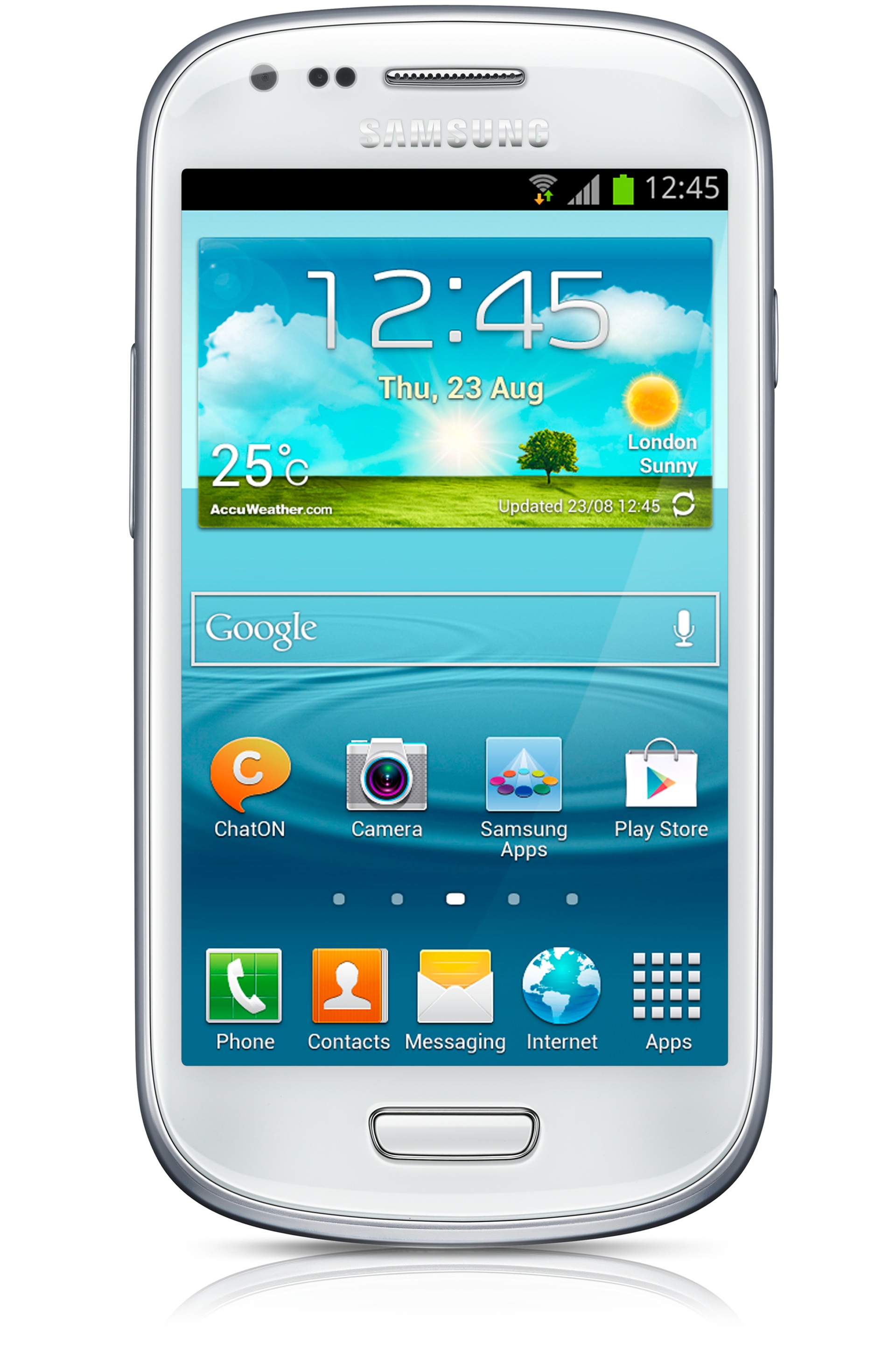 GT-I8190N 1 Zepředu Bílá