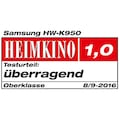 Heimkino, Highlight, überragend (1,0), 8-9/2016, zur HW-K950, Einzeltest.