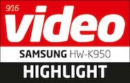 Video, Highlight, sehr gut, 09/2016, zur HW-K950, Einzeltest.