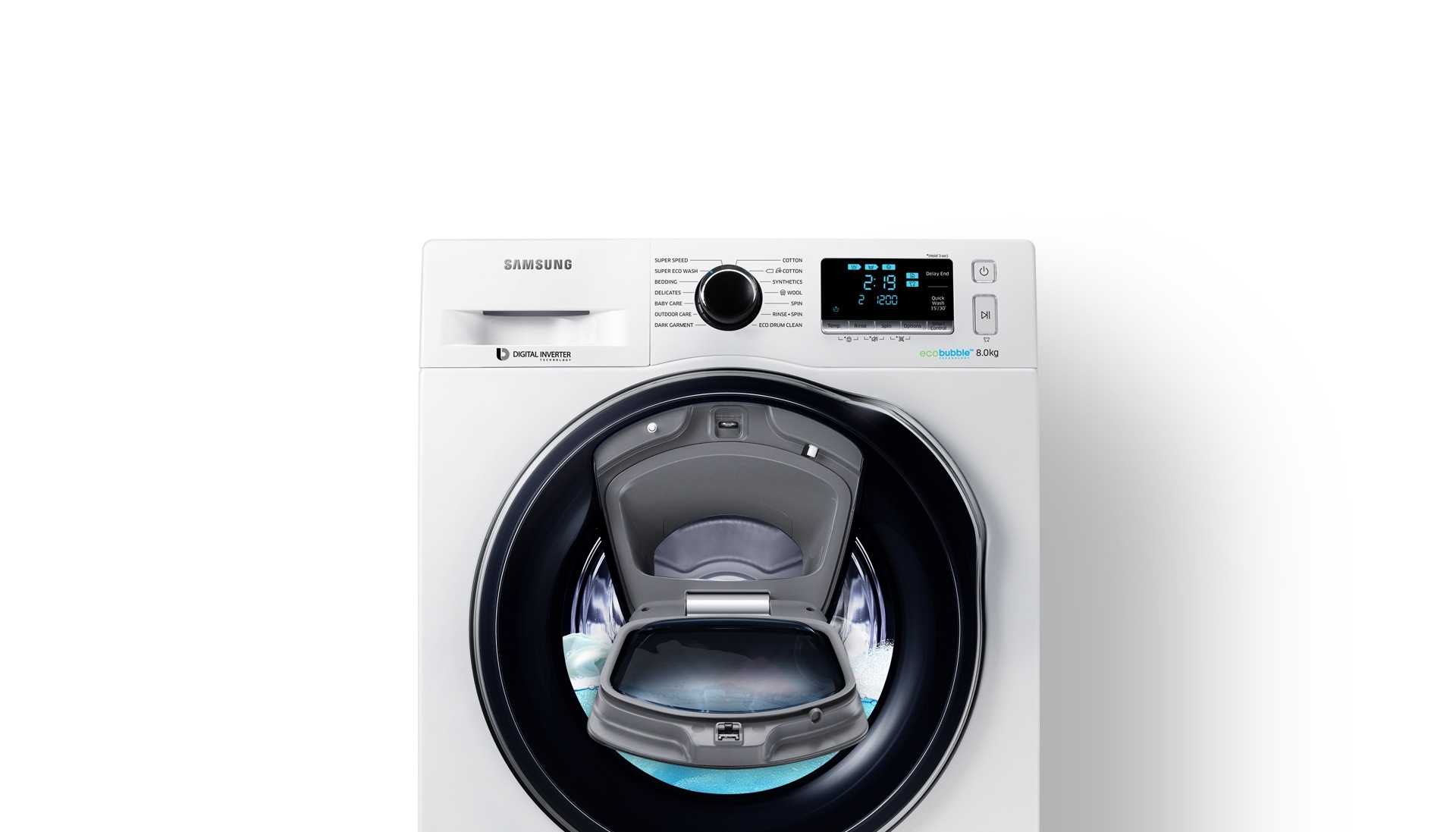 WW90K7405OW: Hochwertige Waschmaschine - 9 kg | Samsung DE