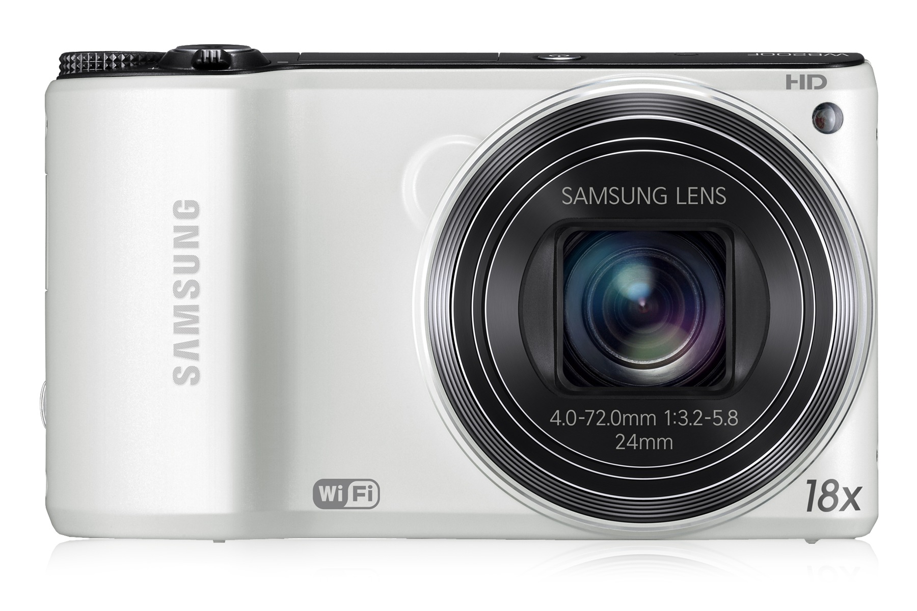 SAMSUNG WB200F 1 Vorderseite Weiß