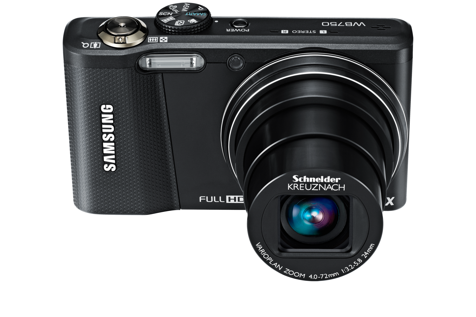 SAMSUNG WB750 5 Vorderseite mit Blitz