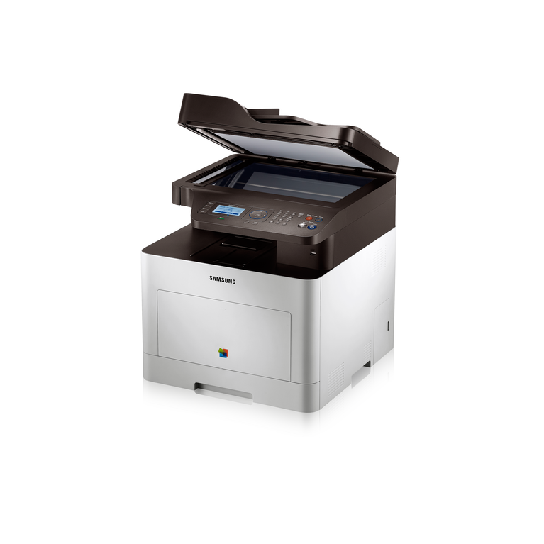 Multifunktions farvelaserprinter 3-i-1 CLX-6260ND 6260ND Højre vinkel Hvid