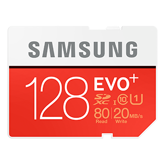 128GB EVO+ SDXC-hukommelseskort