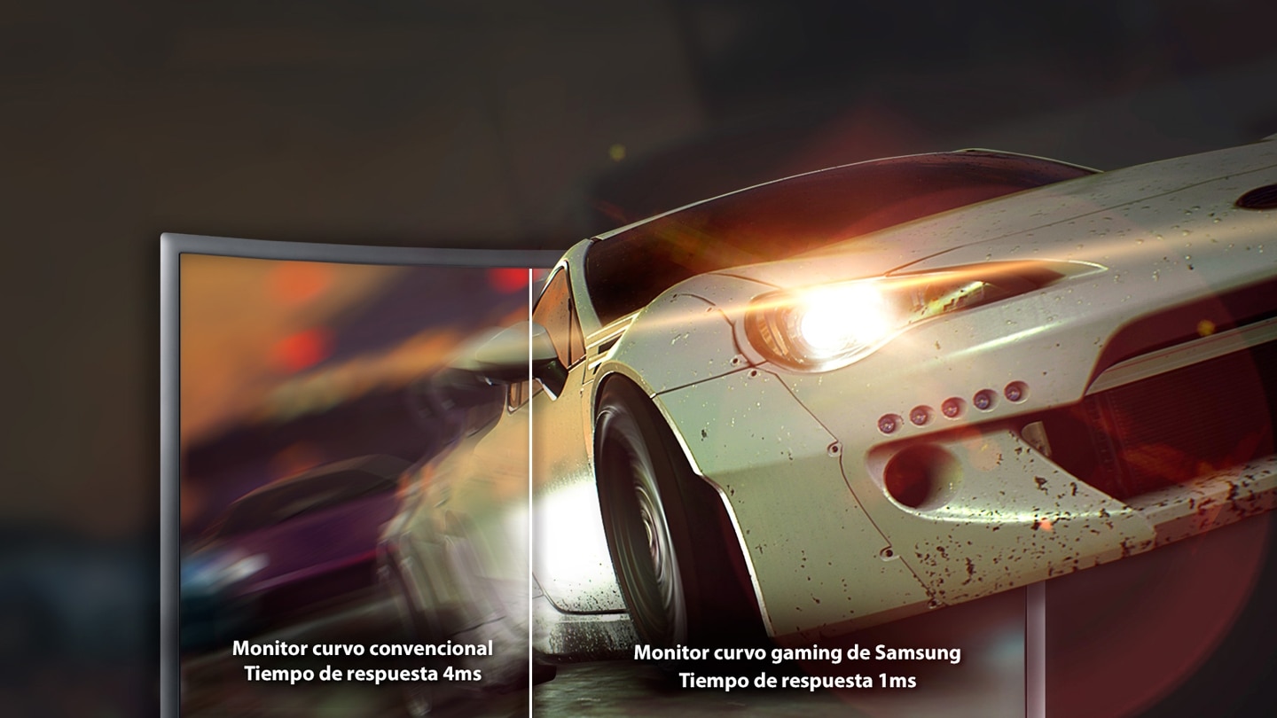 The only curved monitor with super-fast 1ms response time