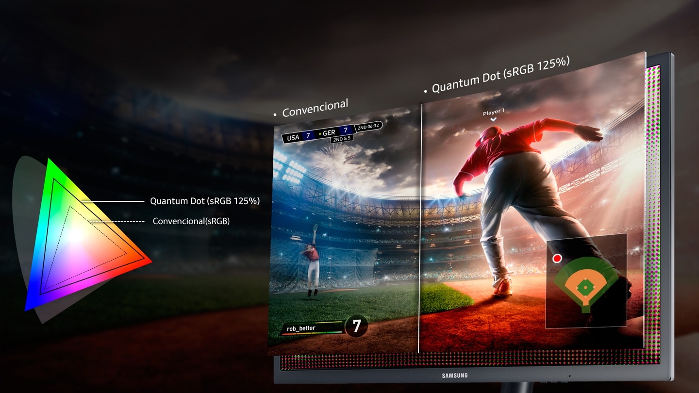 Quantum dot technology for a wider range of more realistic colors