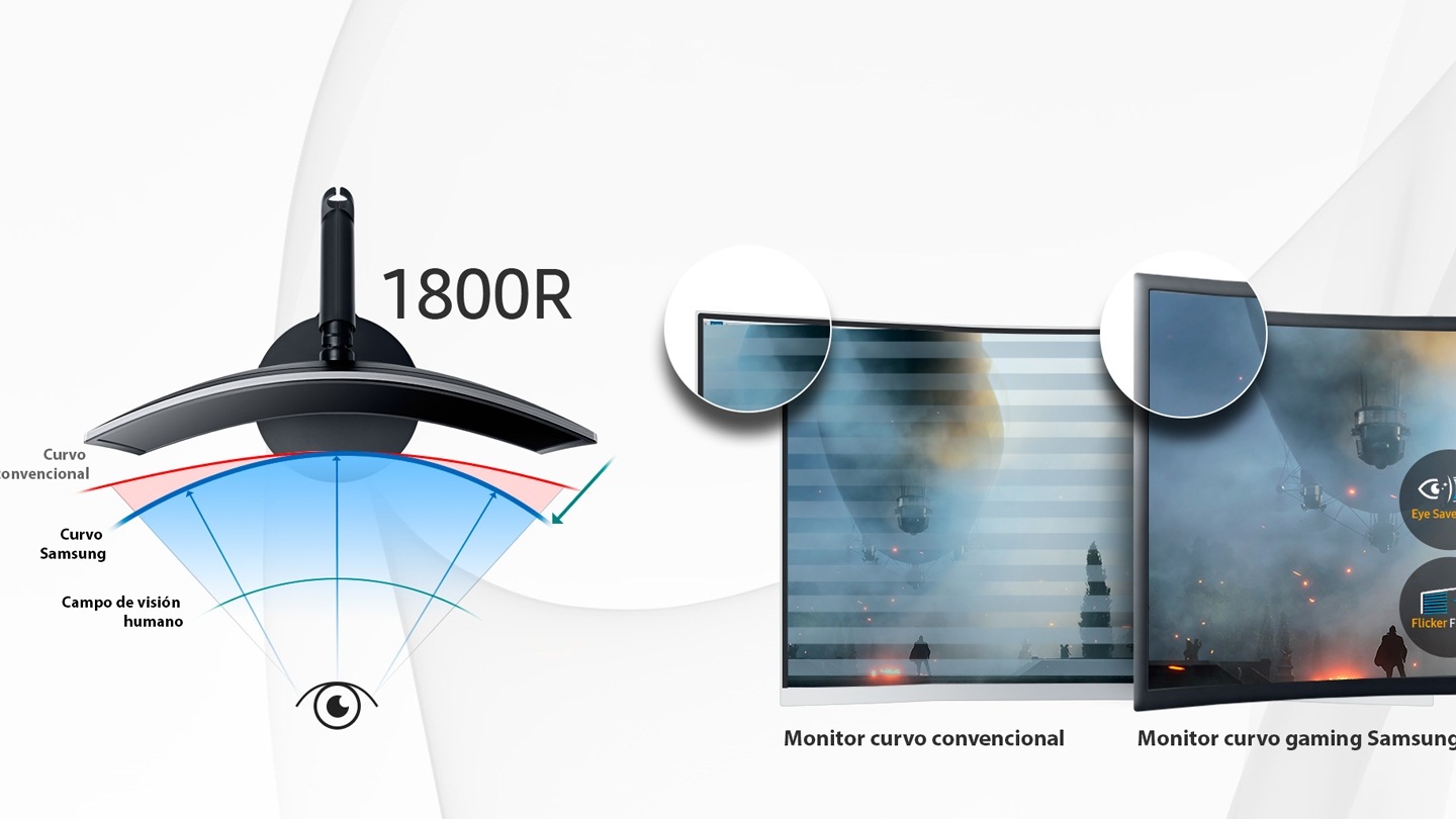 Deeper immersion, greater viewing comfort