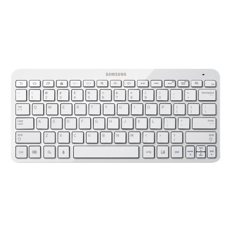 Tablet Bluetooth Keyboard 10 Frontal Blanco