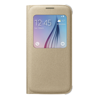 S View Cover acabado tela Galaxy S6