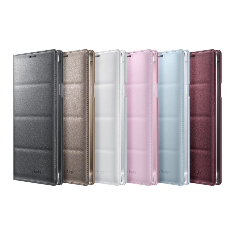 Galaxy Note 4 Wallet Flip Cover WN910B Set Gray