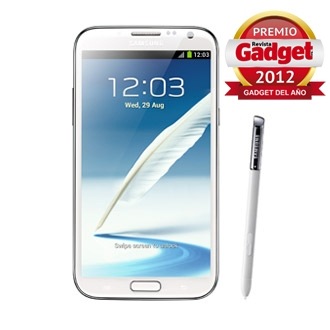 GT-N7100 Frontal Blanco