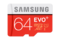 Tarjeta microSD EVO Plus (con Adaptador SD) MC64D Frontal Rojo