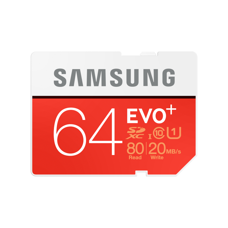 Tarjeta SD EVO Plus SC64D Front red