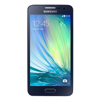 SM-A300FU Front Ss Black