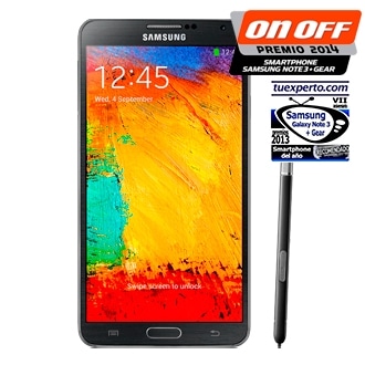 SM-N9005 Front With Pen Negro