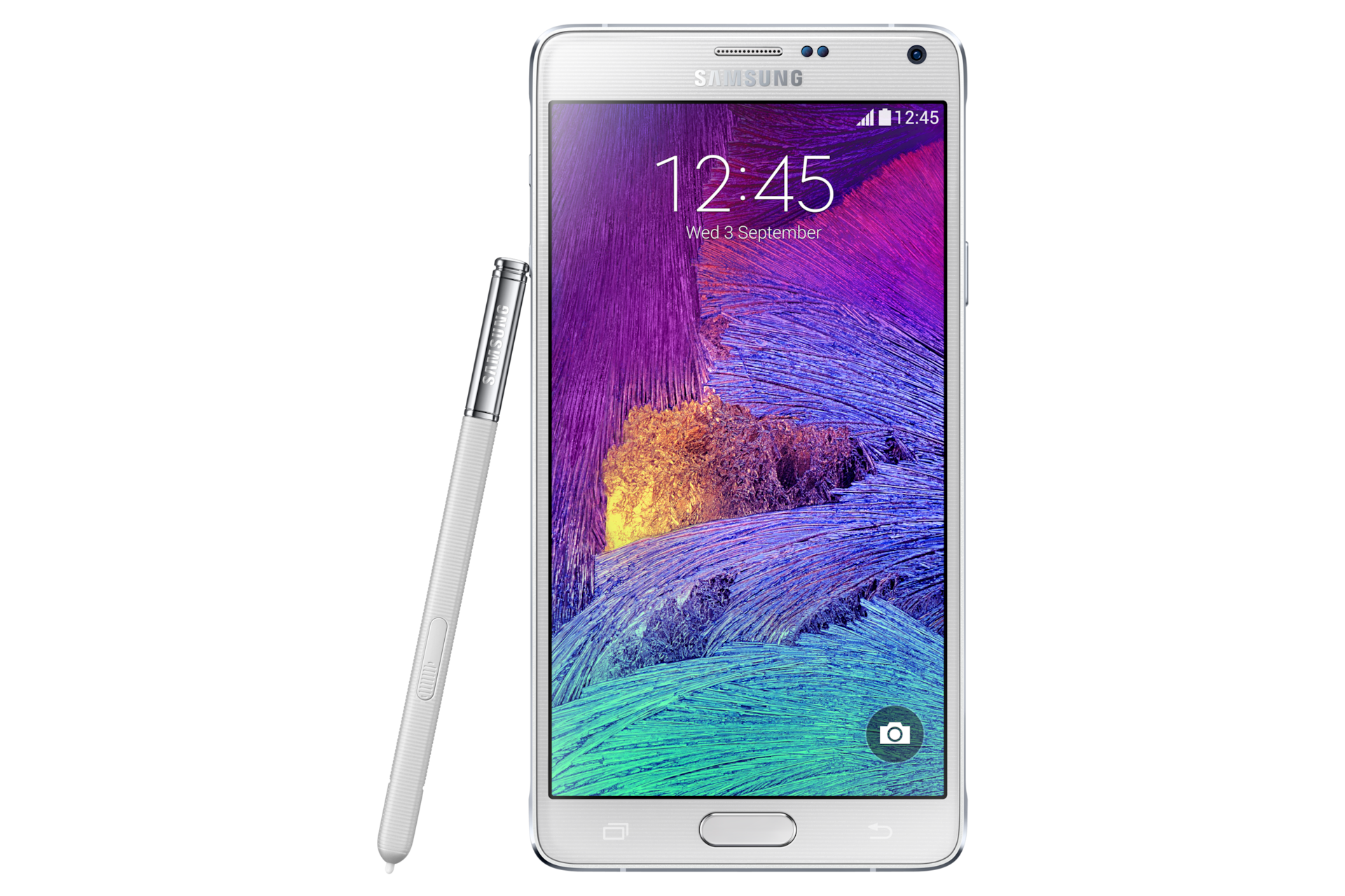 SM-N910F Front Pen White