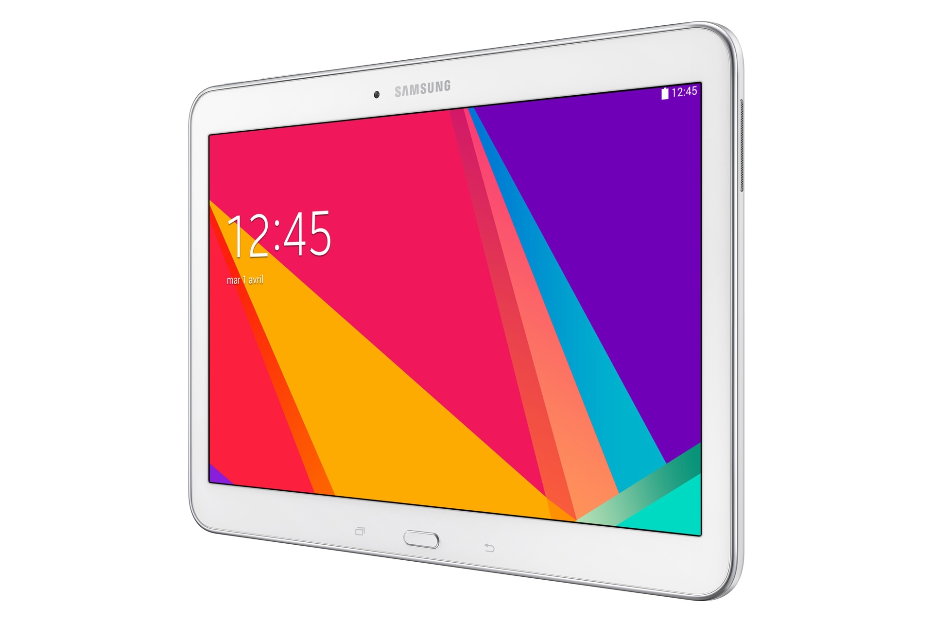 Galaxy Tab 4 101 Blanche Wi Fi Sm T530nzwaxef Samsung