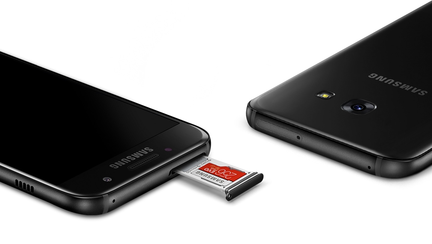 Emplacement SD Card du Galaxy A3 (2017).