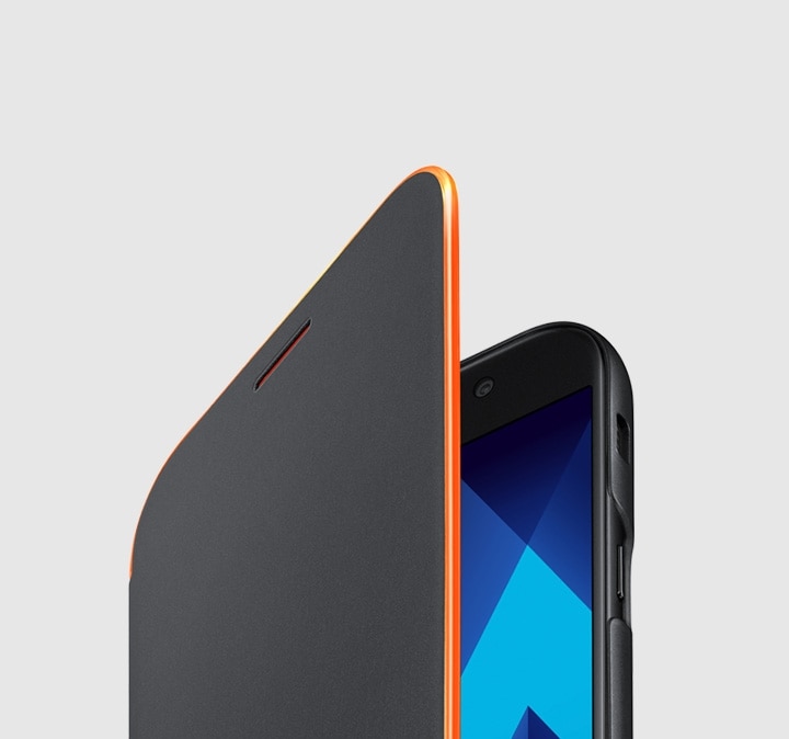 Neon Flip Cover for the Galaxy A5 (2017) Variety of smartphone accessories for the Galaxy A5.