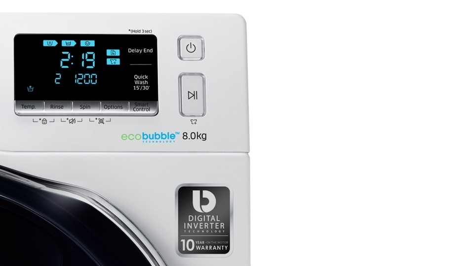 Washing machine with smart features