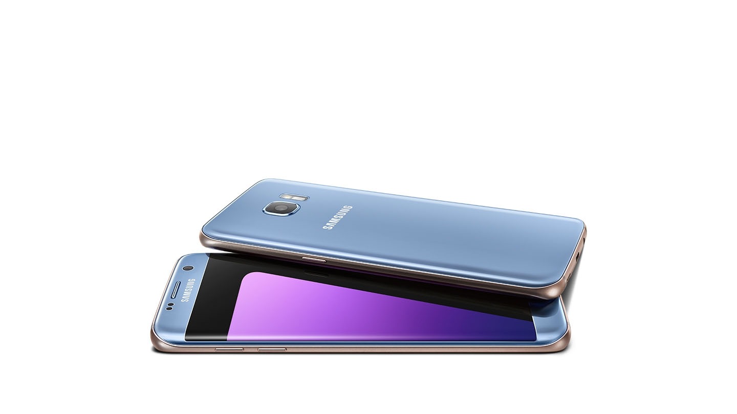 جهازا Galaxy S7 وS7 edge ممدّدان بشكل مسطّح