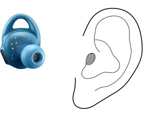 Medium size blue Gear IconX