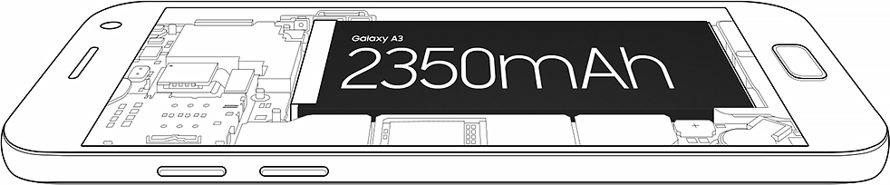 Improved performance with upgraded 2350mAh battery.