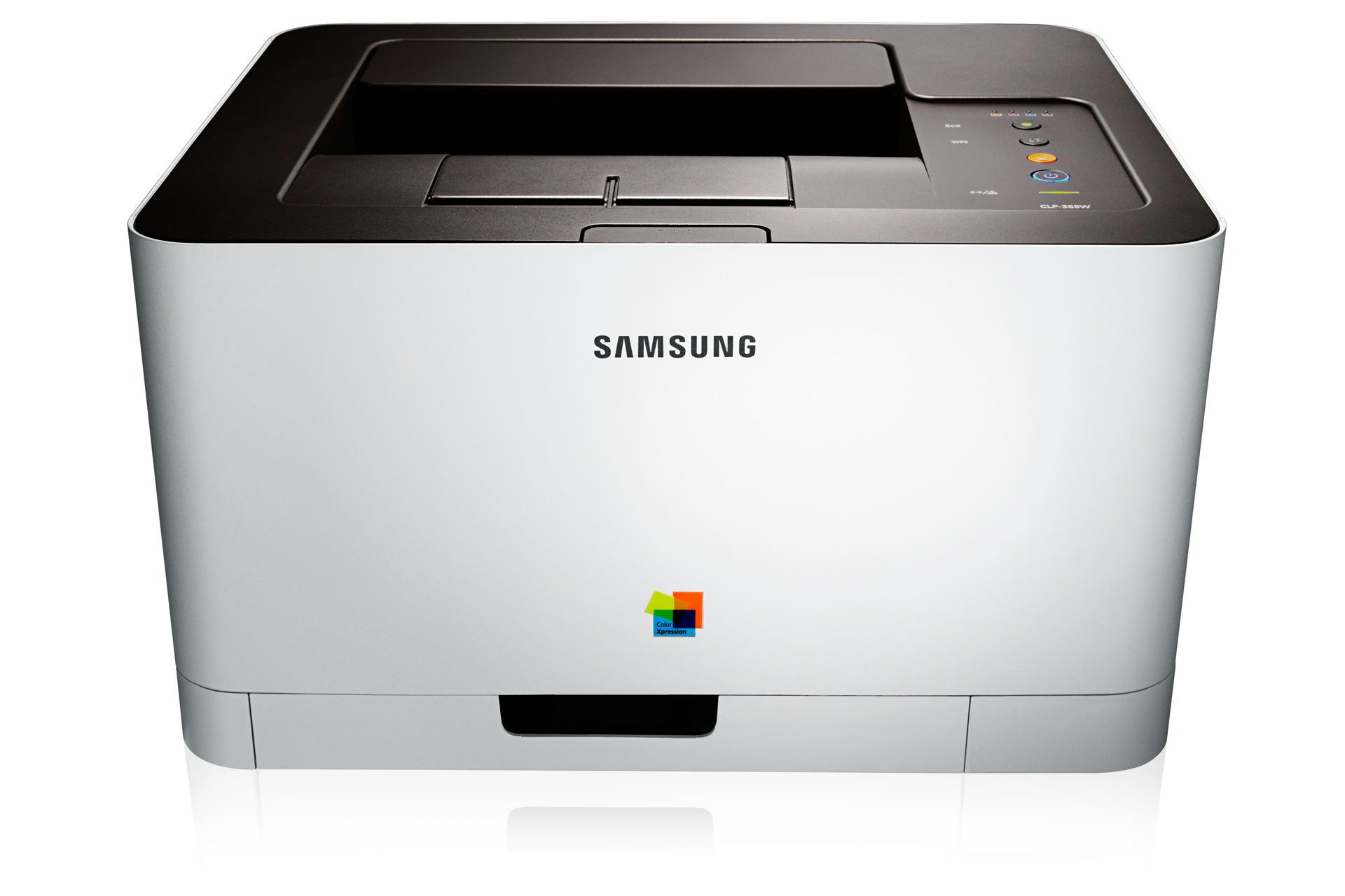   Laser Printer on Clp 365w Front Top White